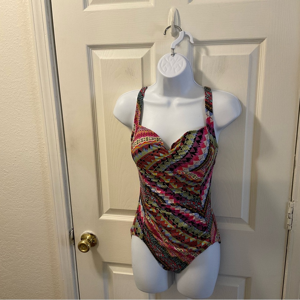Colorful Patterned Swimsuit